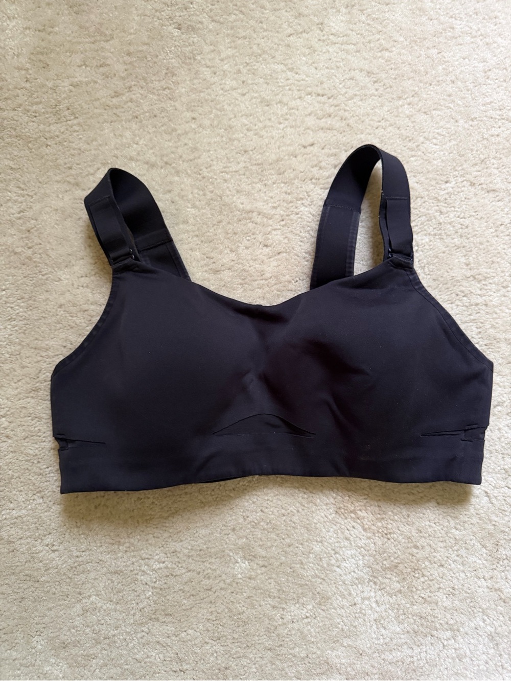 lululemon athletica Black Supportive Wireless Bra